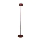 Eglo Lampada da terra Roccanova-L Solar Acciaio Arancione 2W 270lm - 830 Luce Calda -  | IP44 - Dimmerabile al tocco - USB-C